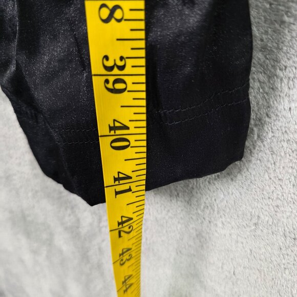 Womens Vintage Lavon Black Two-Piece Tracksuit Set Floral Jacquard Pattern M - Picture 13 of 15